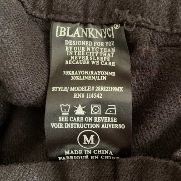 BLANK NYC Paperbag waist lined blend pants - Picture 12 of 14